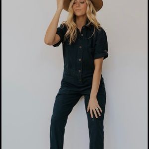 Roolee Beachwood Cafe Button Jumpsuit